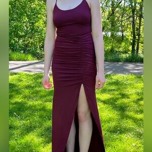 Prom dress, worn once, had to sew strap but in good shape